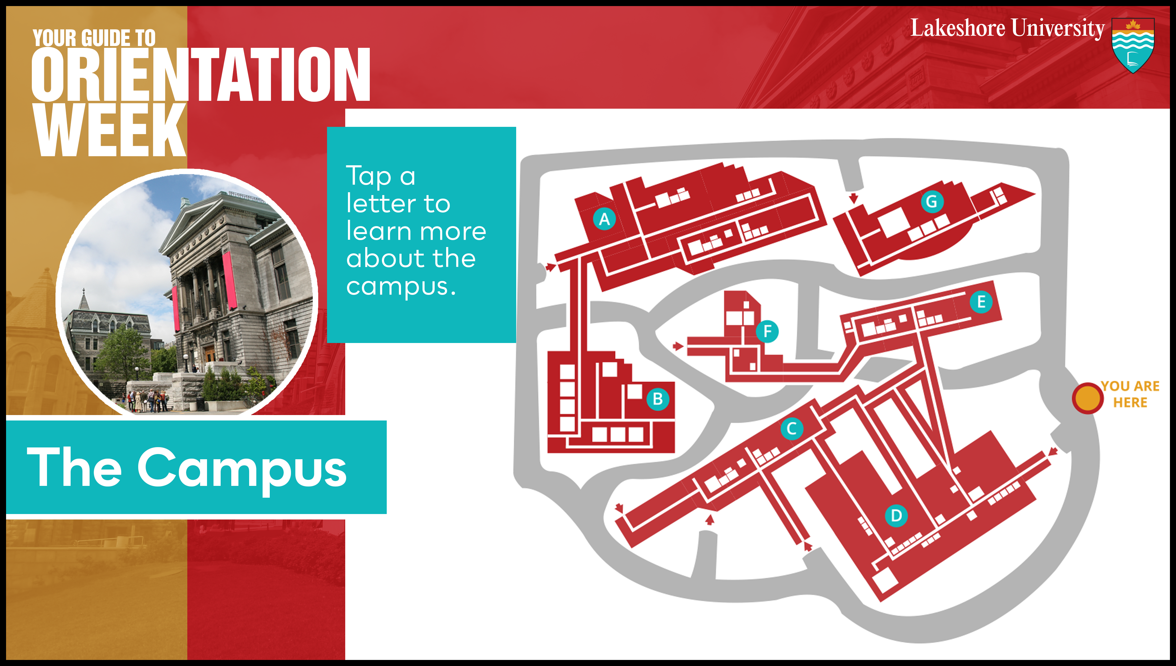 campus wayfinding screen